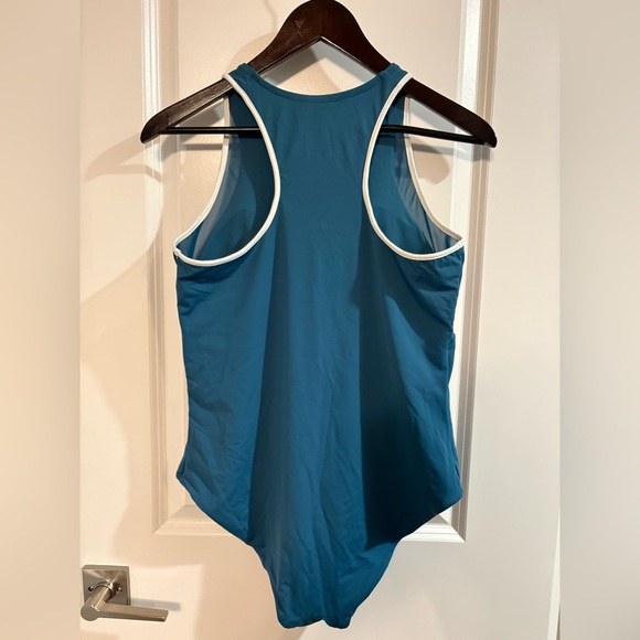 Knix Zip-Front Racerback Swimsuit - Picture 2 of 9